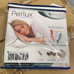 Perlux 100% Waterproof Tencel Mattress Protector, Vinyl Free
Cover de mattress